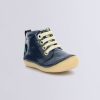 Kickers Enfant Bébé Sonizip Bleu Vernis | Bleu