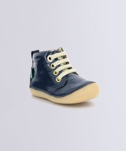 Kickers Enfant Bébé Sonizip Bleu Vernis | Bleu
