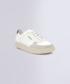 Kickers Femme Chaussures Kick Allow Blanc Marine | Blanc