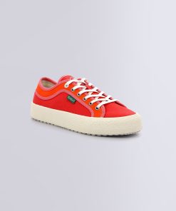 Kickers Femme Chaussures Arveil Rouge Orange | Rouge