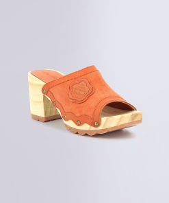 Kickers Femme Chaussures Kick Woodstok Orange Brique | Orange