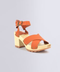 Kickers Femme Chaussures Kick Wise Orange | Orange