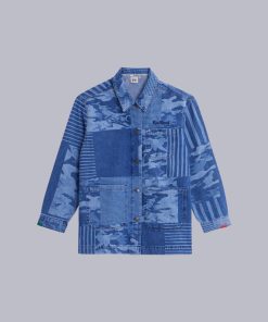 Kickers Femme Men's Kick Jacket Bleu Camouflage | Bleu