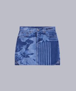 Kickers Femme Men's Kick Skirt Bleu Camouflage | Bleu
