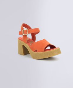 Kickers Femme Chaussures Kick Constance Orange | Orange