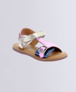 Kickers Enfant Fille Diazz Marine Rose (24-34) | Or