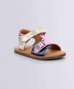 Kickers Enfant Fille Diazz Marine Rose (20-23) | Or