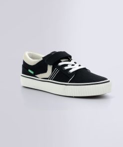 Kickers Enfant Fille Kickslidi Noir Blanc | Noir