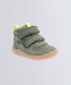 Kickers Enfant Garçon Kickfresho Kaki | Kaki