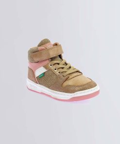 Kickers Enfant Fille Kickado Dore Rose | Or