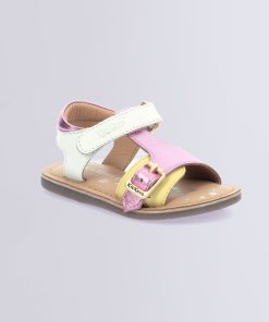 Kickers Enfant Fille Diazz Blanc Rose (24-34) | Blanc